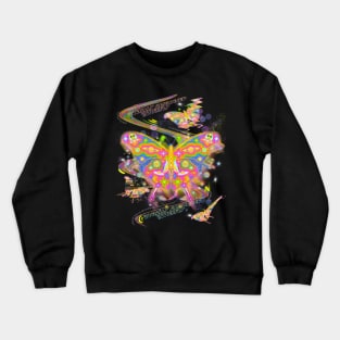 Socially alienated butterfly Crewneck Sweatshirt